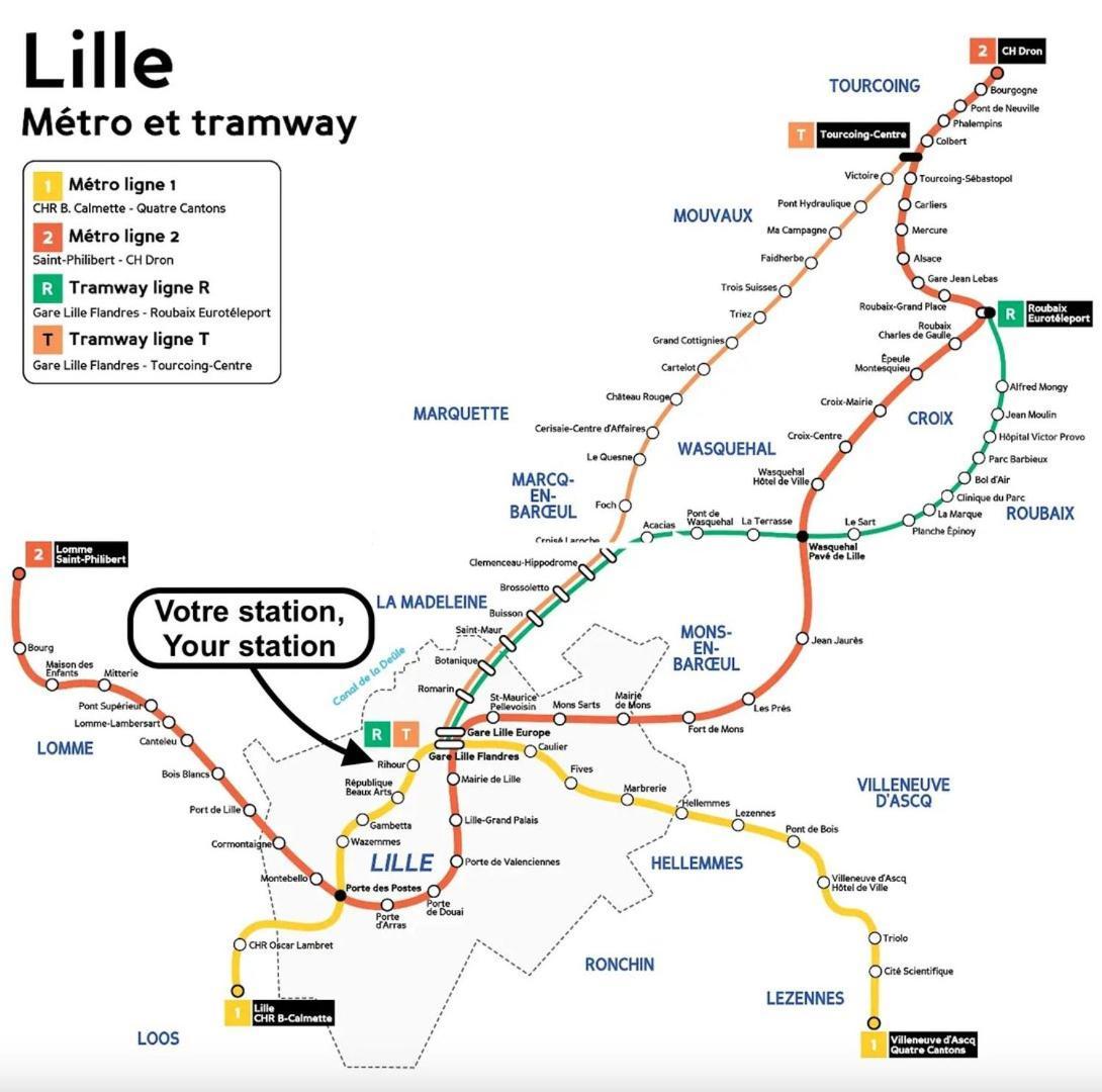 Lille Centre - Nice Flat With Terrace! Екстериор снимка